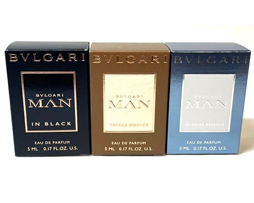 【追加購入】プリティくじ　男性用プチギフト（特賞ステッカー付）BVLGARIオードパルファム5ml 3個セット　税込