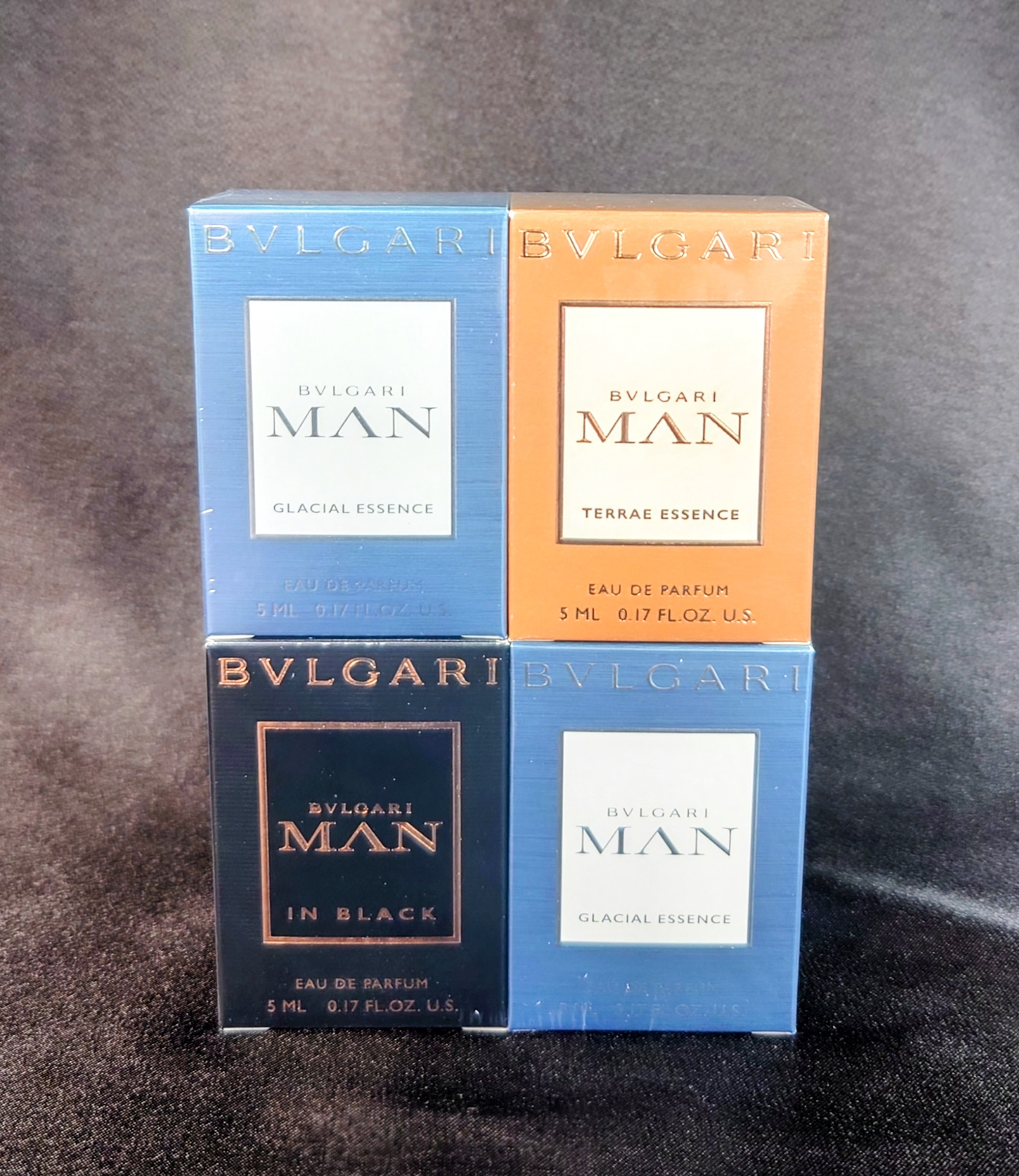 【追加購入】デッドオアアライブくじ　男性用プチギフト（特賞ステッカー付）BVLGARIオードパルファム5ml 4個セット　税込